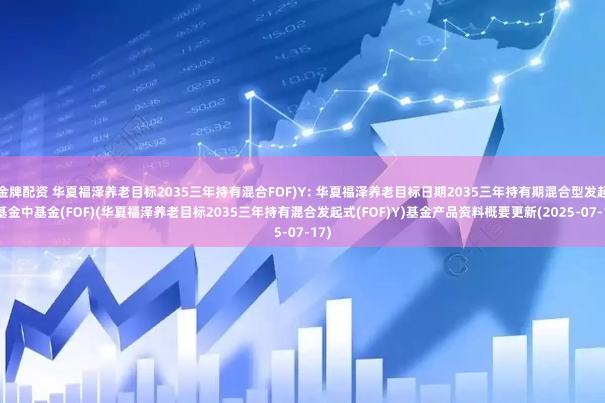 金牌配资 华夏福泽养老目标2035三年持有混合FOF)Y: 华夏福泽养老目标日期2035三年持有期混合型发起式基金中基金(FOF)(华夏福泽养老目标2035三年持有混合发起式(FOF)Y)基金产品资料概要更新(2025-07-17)